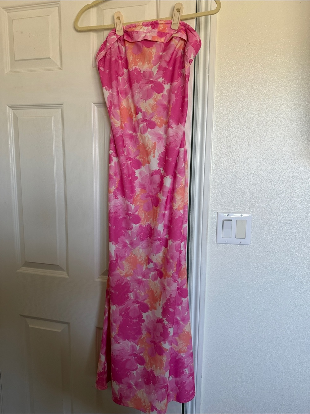 Teen Pink Floral Dress